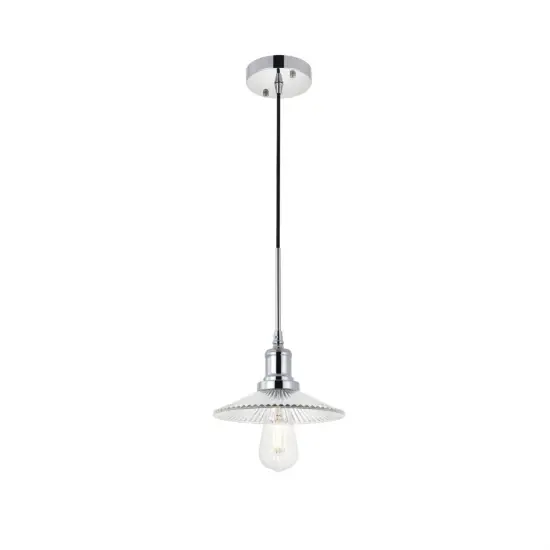 Waltz 1 light chrome Pendant {4}