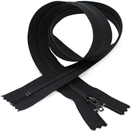 #4.5 Black Closed Bottom Slipcover & Upholstery YKK Zipper - Color Black - Choose Your Length - Made in The United States (1 Zippers Per Pack) (30" Inches) {1}