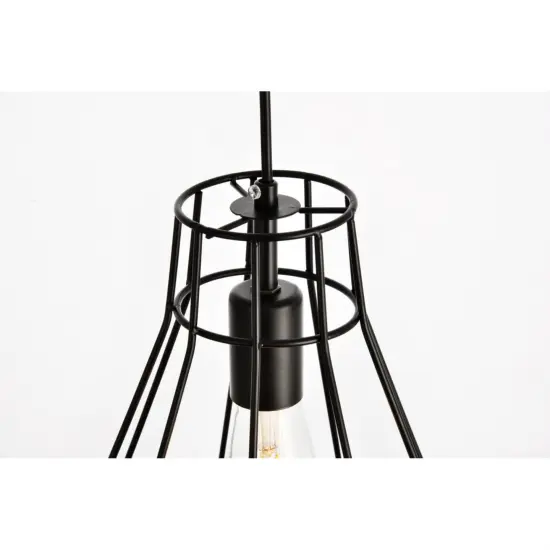 Jago Collection Pendant D9.1 H12.3 Lt:1 Black Finish {5}