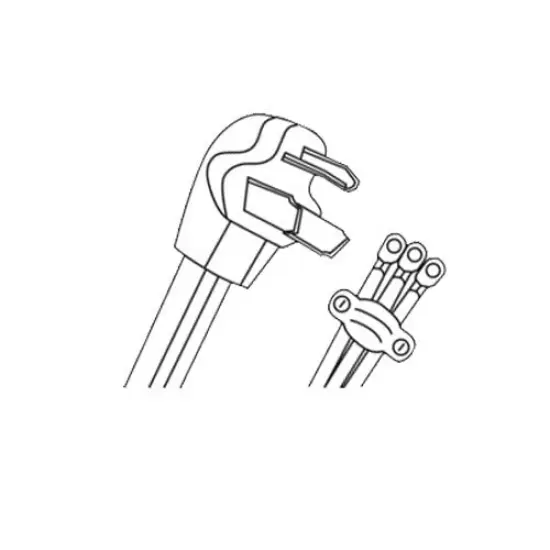 SUNLITE EX6-50R Range and Dryer 6 foot Cord Gray {2}