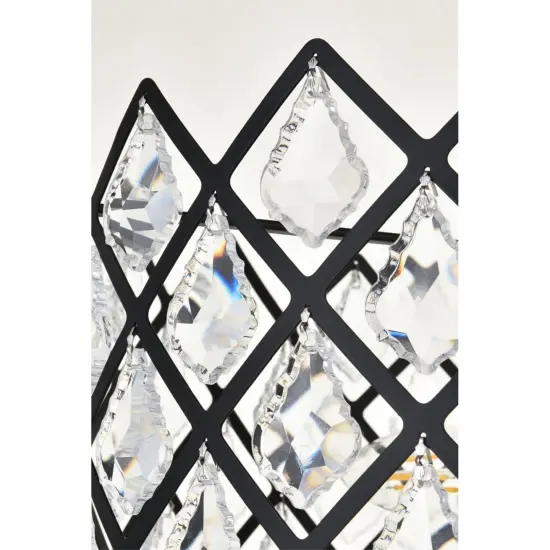 Lyla 13 inch flush mount in black {5}