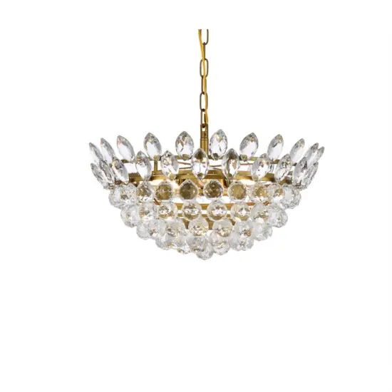 Emilia 20 inch pendant in brass {3}