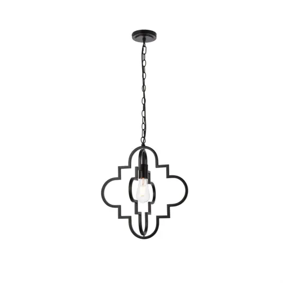 Sandara 1 light pendant in black {1}