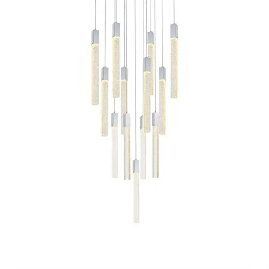 Weston 13 lights pendant in chrome {3}