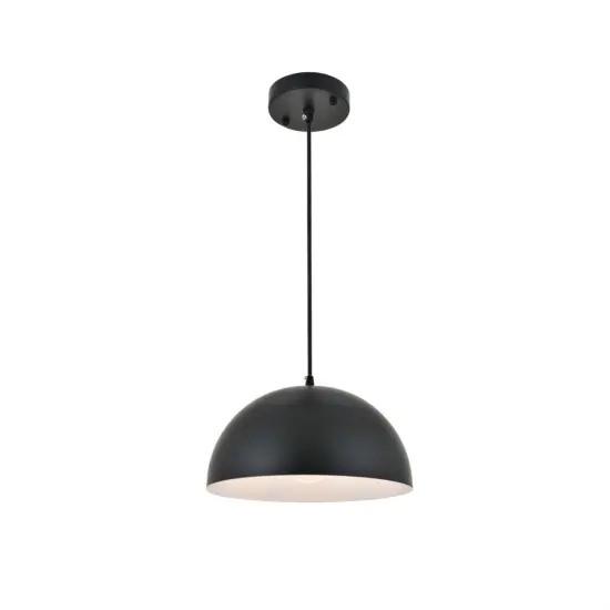 Forte 1 light black Pendant {4}