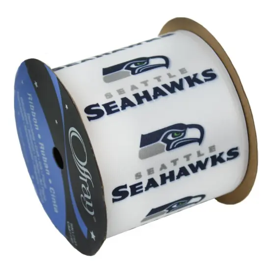Seahawks Printed Ribbon 2-1/2-Inch Width, 9 Foot Spool {1}