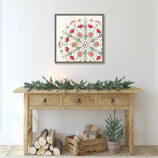 Festive Season IX by Dina June Canvas Art Framed {5}