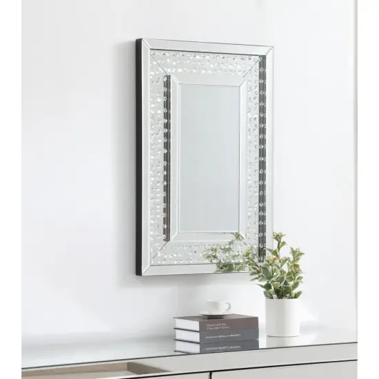 Sparkle collection crystal mirror 20 x 30 inch {3}