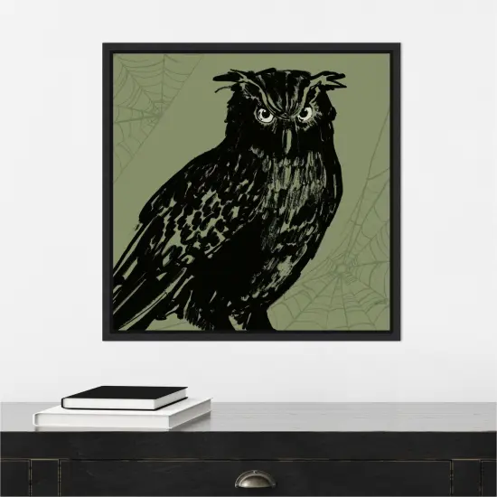 Haunted Halloween X by Anne Tavoletti Canvas Art Framed {6}