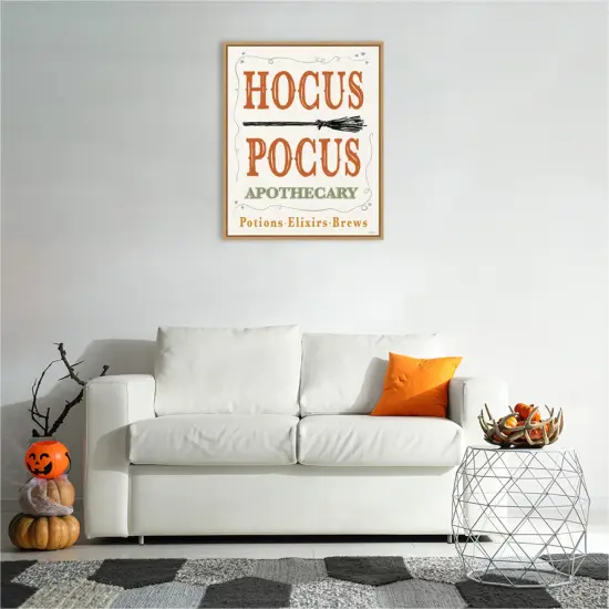Hocus Pocus Halloween Color by Anne Tavoletti Canvas Art Framed {5}