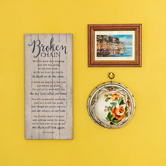 Dexsa Broken Chain&hellip;New Horizons Wood Plaque {2}