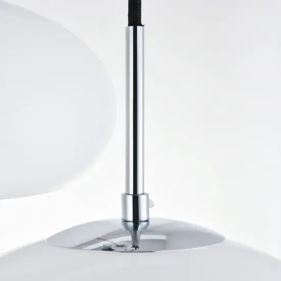 Baxter 7 Lights Chrome Pendant With Frosted White Glass {5}