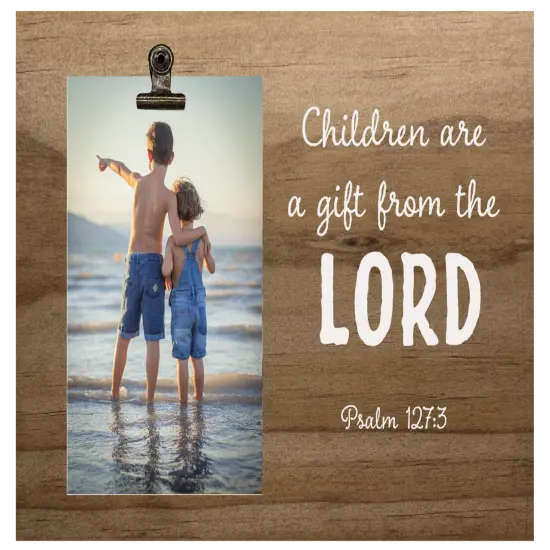 Decorative Wood Clip Christian Photo Frames {3}