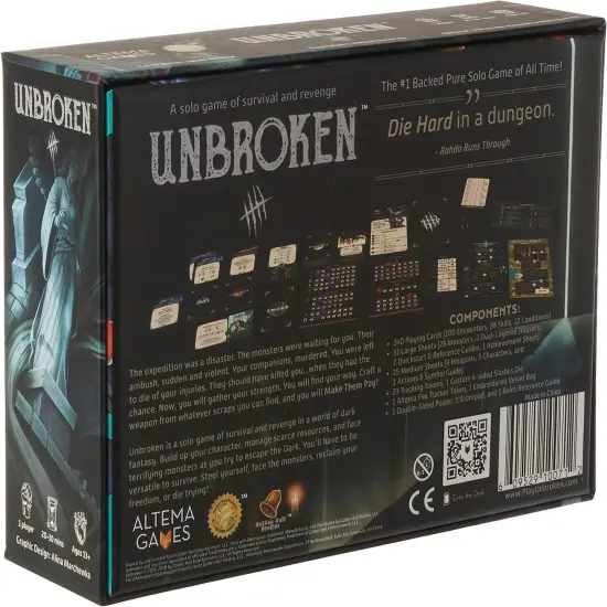 Unbroken - A Solo Card Game of Survival and Revenge {4}
