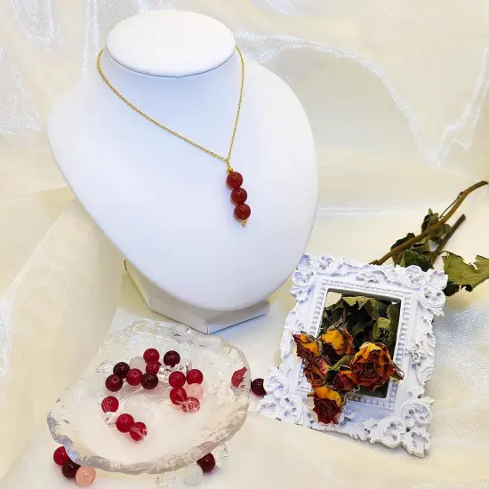 Gaspletu 1400PCS Glass Beads for Jewelry Making, 28 Colors 8mm Crystal Beads Bracelets Making Kit, 2 Box Round Beads Suitable for Beginners {3}