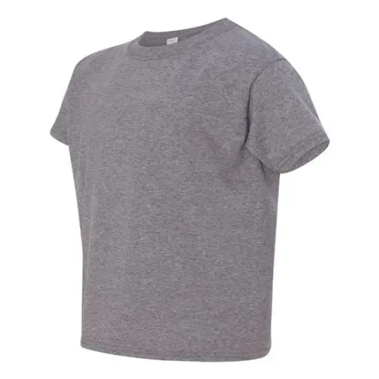 Gildan&reg; Heavy Cotton Crew Neck Short Sleeve Youth T-Shirt Graphite Heather {2}