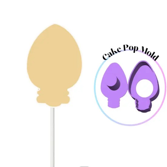 Christmas Light Bulb Cake Pop Mold {1}