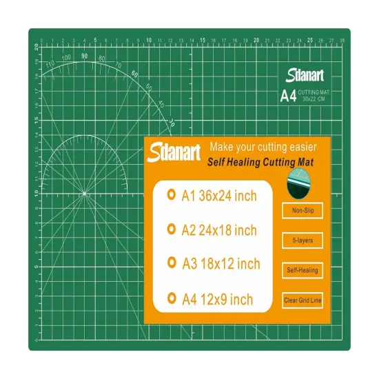 Self Healing Cutting Mat: 9"×12" Double Sided 5-Ply Rotary Cutting Board for Sewing, Crafts, Quilting, Fabric, Hobby, Art Project {1}