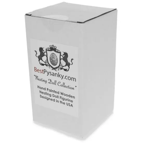 Santa, Snowman & Christmas Tree Wooden Nesting Dolls 5 Inches {7}