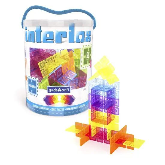 Interlox Squares Building Set, 96 Pieces {1}