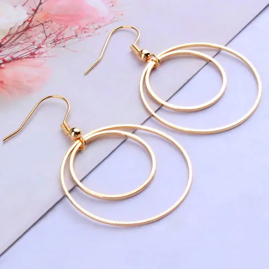 70 Pieces Earrings Beading Hoop Earring Finding Round Earring Circle Round Beading Hoop Open Bezel Pendant Frame for Jewelry Making {6}