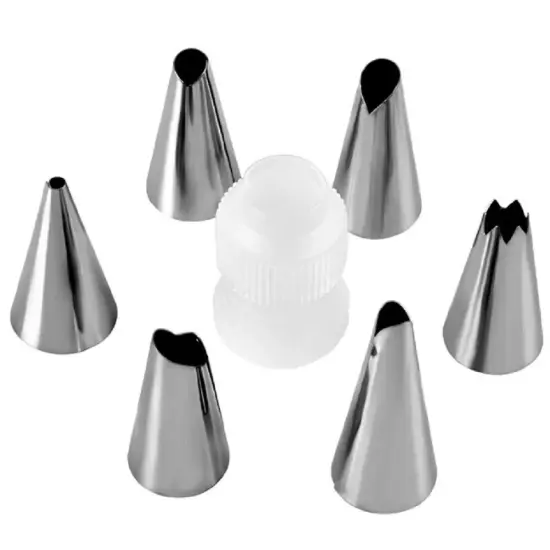 8-Piece Cake Decorating Kit - Piping Bag and Icing Tips, Pastry Bag for Baking {3}