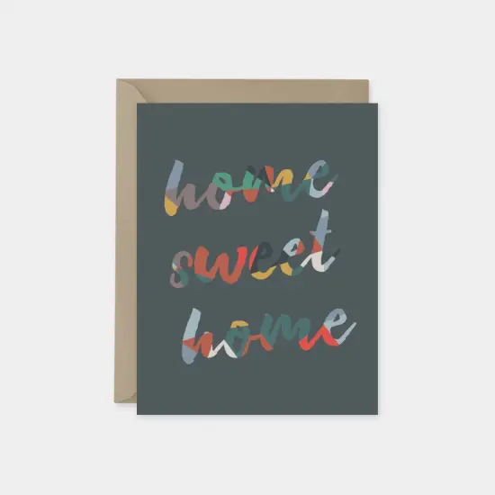 "Home Sweet Home" Housewarming Card {1}