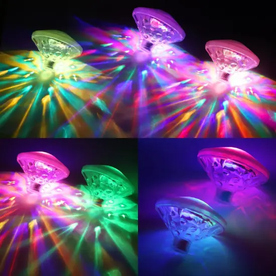 6 LED Solar Power String Lights Outdoor Patio Pathway Decor Mushroom Fairy Lamp {1}