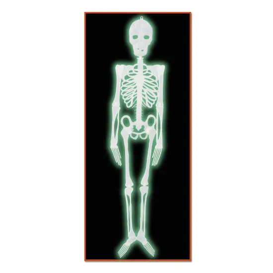 Beistle - Plastic Nite-Glo Skeleton - 4' - 12 Pack {1}