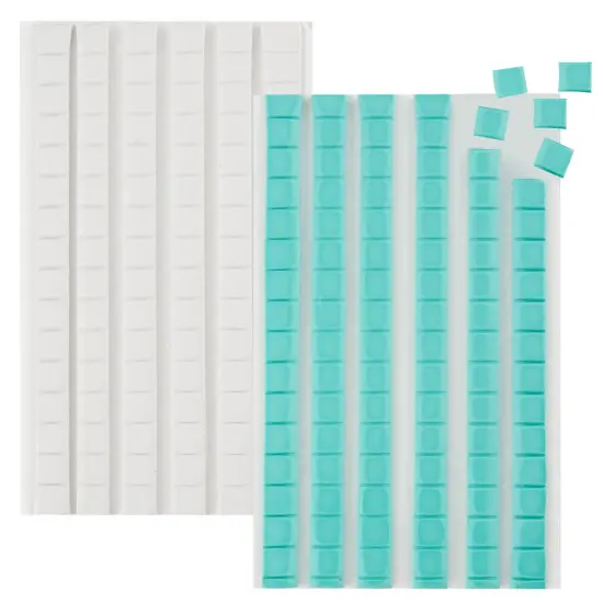 hitsuki Adhesive Poster Sticky Tack Putty Multipurpose Mounting Putty Tacky Putty, Sticky Putty Poster Ticky Tack Wall Putty for Hanging Things Pictures Reusable Removable,192 Pcs,Light Blue+White {1}