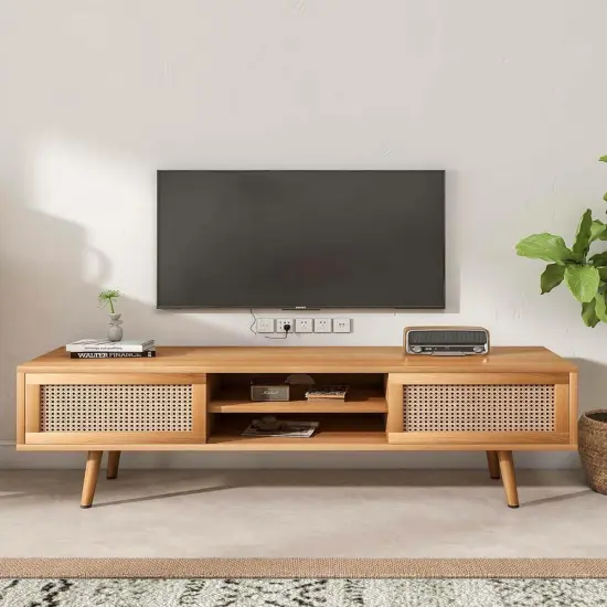 16-Inch Wide Natural Rattan Webbing 40-Inch Long (3.3 Ft.) Rattan Webbing Rolls for Furniture, Chairs, Cabinets, Ceilings, Beds Rattan Projects Basket Weaving Supplies Open Mesh Rattan {3}