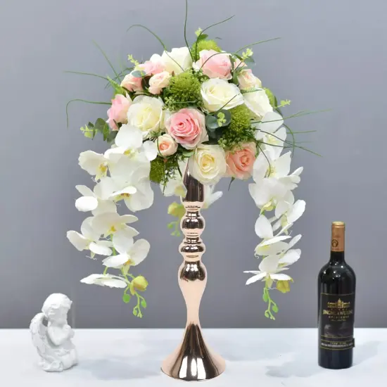 10pcs Metal Vase Centerpiece Stand Candle Holder Wedding Flower Table Decor {1}