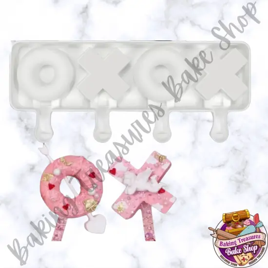 X's & O's Cakesicle Silicone Mold {3}
