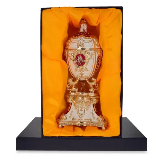 1903 Royal Danish Musical Imperial Easter Egg 9.6 Inches {6}