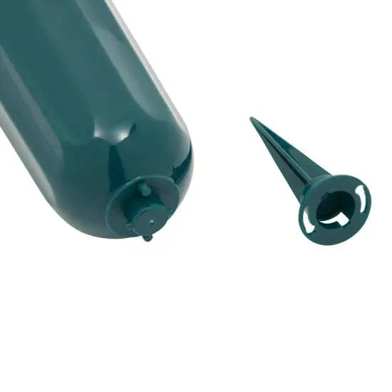 6x Artificial Fake White Flowers Bundle w/ 2 Cone Vase for Outdoor Decor 8.6x13" {3}