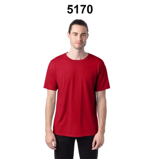 Hanes&reg; Unisex Ecosmart Short Sleeve Crew-Neck T-Shirt White {3}