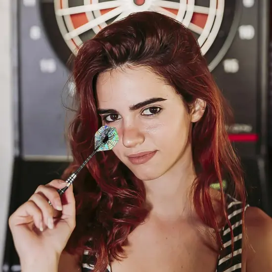 2 Sets(6Pcs) of Steel Tip Darts 22g Professional Dart Set Aluminium Dart Flights {2}