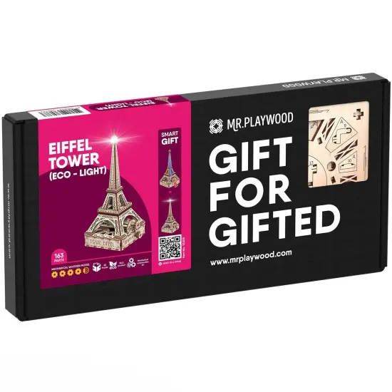 Eiffel Tower Eco-light 3D Model {1}