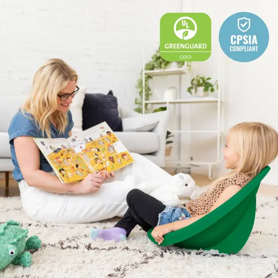 Leaf Floor Seat, Rocker Chair, 6-Piece Green {5}