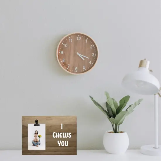 Decorative Wood Clip Pet Photo Frames {4}