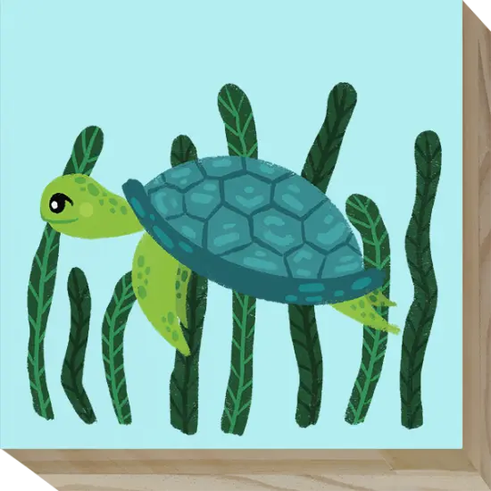 Under the Sea Nursery Wood Wall D&eacute;cor Set {6}