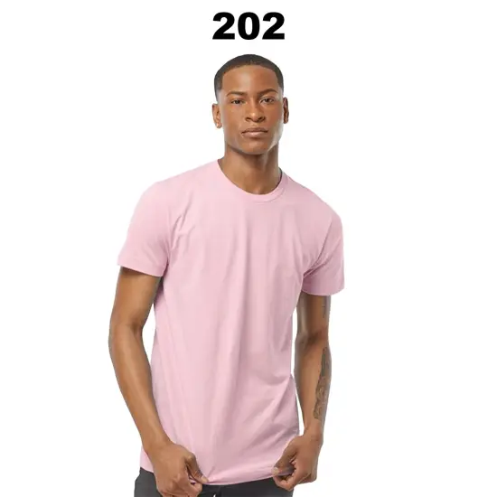 Tultex&reg; Fine Jersey Crew Neck Short Sleeve T-Shirt Coral {4}