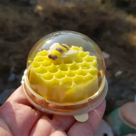 2 Pieces Honeycomb Soap Molds, Honey Silicone Molds for Handmade Soap, Lotion Bars, Wax Melts, Beeswax {5}