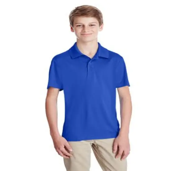 Team&reg; Youth Zone Performance Polo Sport Graphite {6}