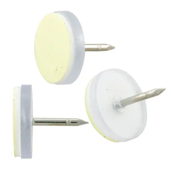 3/8" Silver Color Self-Stick Tie Tack (Package of 10) {2}