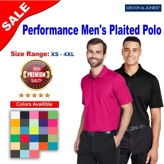 Devon & Jones&reg; CrownLux Performance Men's Plaited Polo Crown Raspberry {2}