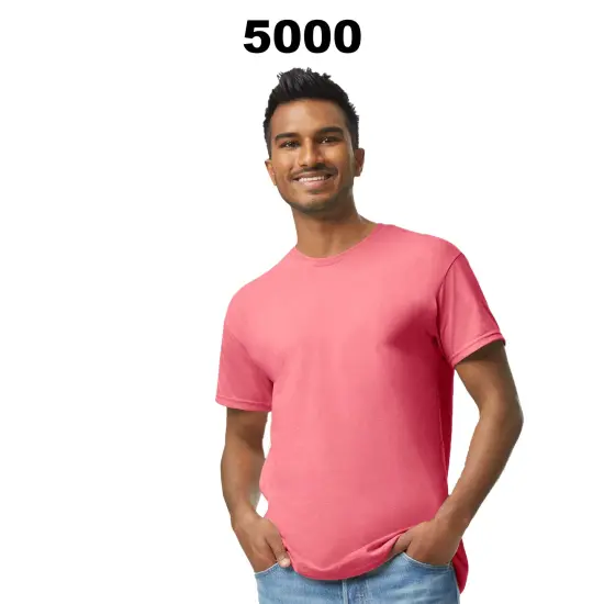 Gildan&reg; Heavy Cotton Crewneck Short Sleeve Tee Yellow Haze {4}