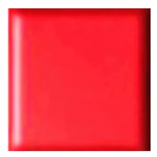 Orange Red Opaque COE 96 Fusible Glass Sheets / Mosaic Squares - 4 Pack {4}