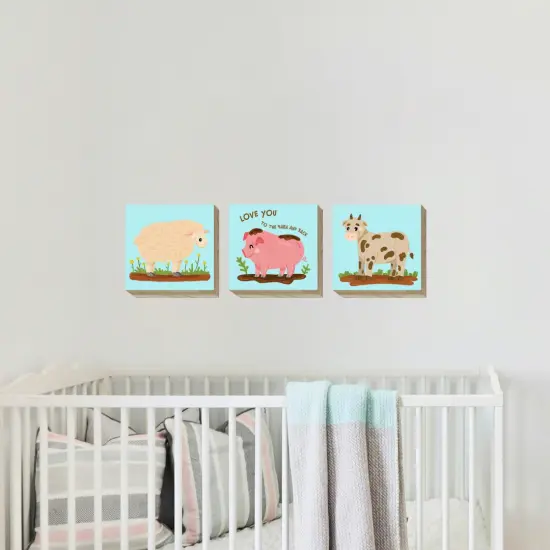 Farm Nursery Wood Wall D&eacute;cor Set {3}