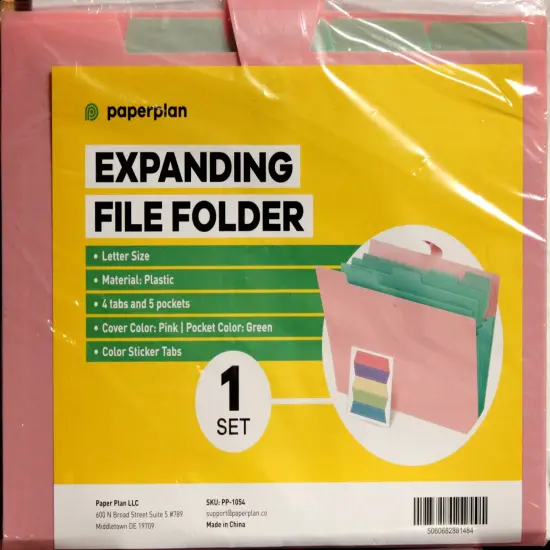 Paper Plan Expanding File Folder {1}